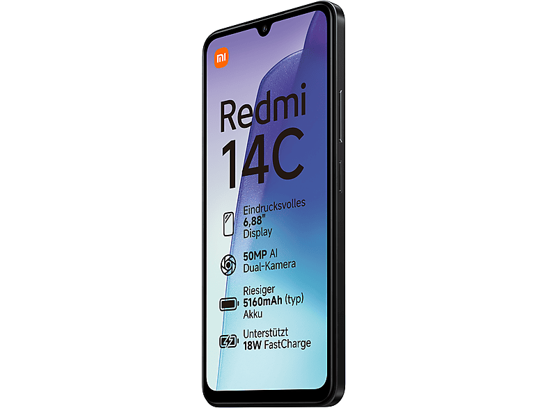 XIAOMI Redmi 14C 128 GB Midnight Black Dual SIM