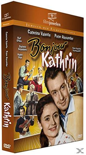 DVD-Hülle des Films Bonjour Kathrin. Es hat ein Bild von Schauspielern auf dem Cover.