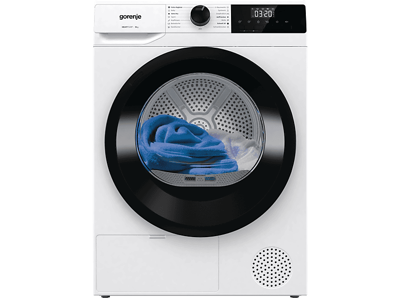 GORENJE DHNE 93/DE Wärmepumpentrockner (9 kg, Weiß)