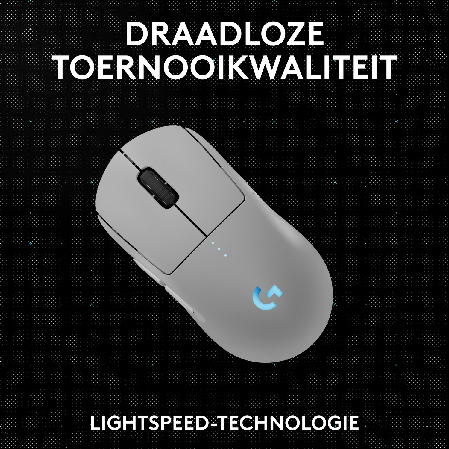 Logitech G303 Shroud Edition draadloze gamingmuis - LIGHTSPEED draadloze technologie - HERO 25K-sensor - 25600 DPI - 75 gram - 5 knoppen - pc - zwart