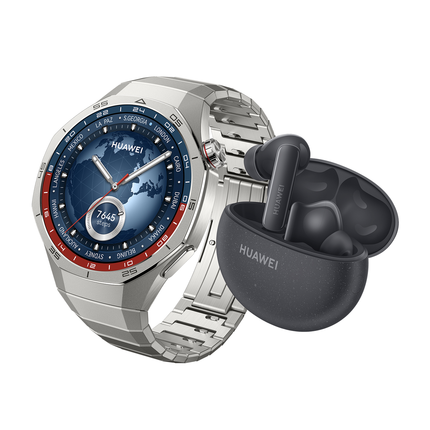HUAWEI WATCH GT5 PRO 46mm+fb5i, AMOLED, Titanium MediaWorld