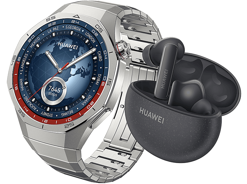 Smartwatch Huawei Watch GT5 PRO 46mm+fb5i, Titanium