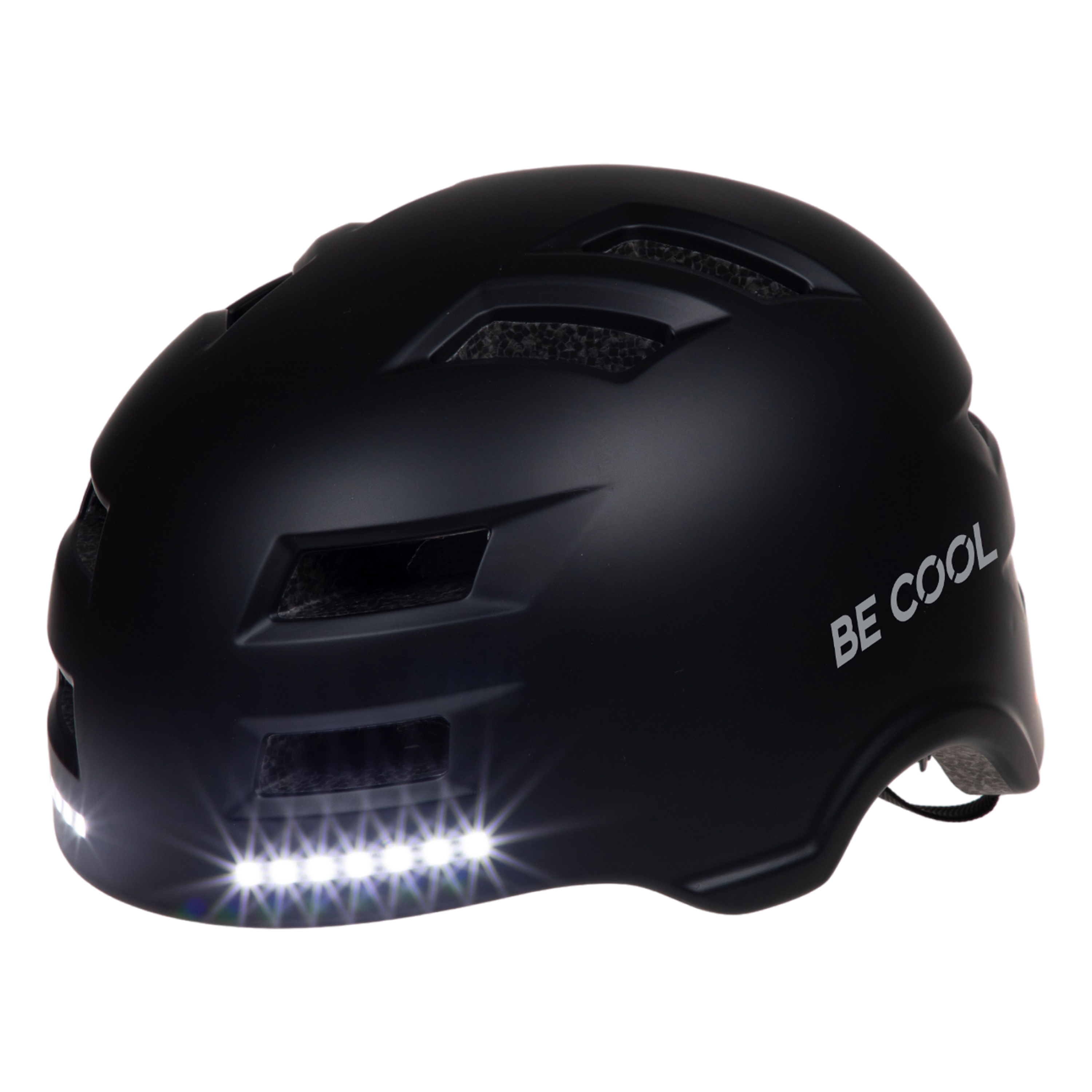 BE COOL Unisex Schutzhelm mit Beleuchtung (M) | MediaMarkt