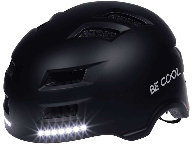 Be Cool Unisex Schutzhelm mit Beleuchtung (L)