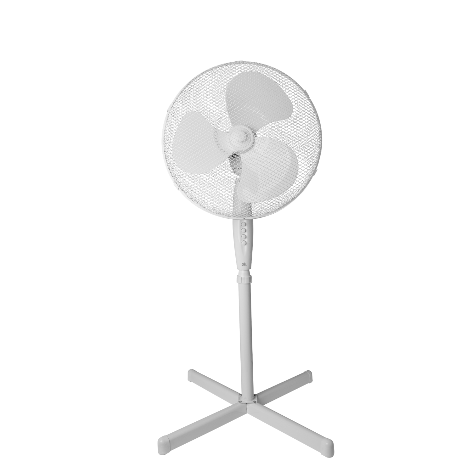 OK. Osf 40323 - Ventilator 40 Cm 3 Snelheden Wit