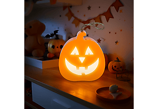 FAMILY HALLOWEEN Halloween-i LED dekor, tök, RGB LED, 8,5x9x4 cm (56568)