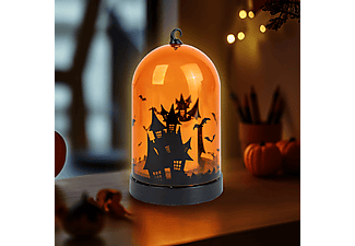 FAMILY HALLOWEEN Halloween-i LED dekor, narancs, 8x12,5 cm (56570A)