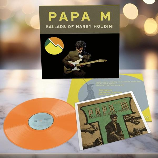Album mit Vinyl-Schallplatte. Das Cover zeigt einen Mann, der Gitarre spielt.