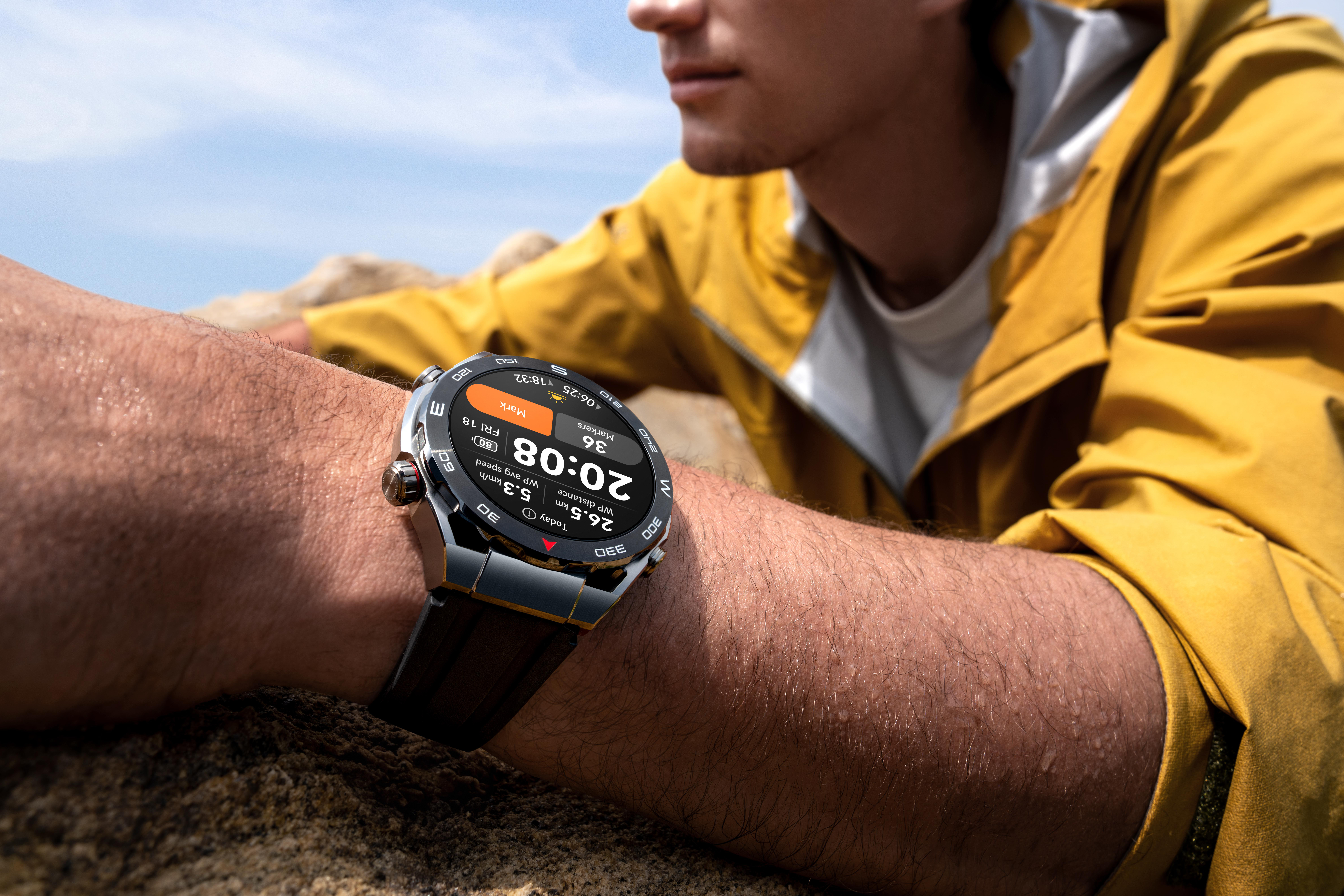 HUAWEI Watch Ultimate + FreeBuds Pro 3 Smartwatch Titan, 140-210 mm, Grün