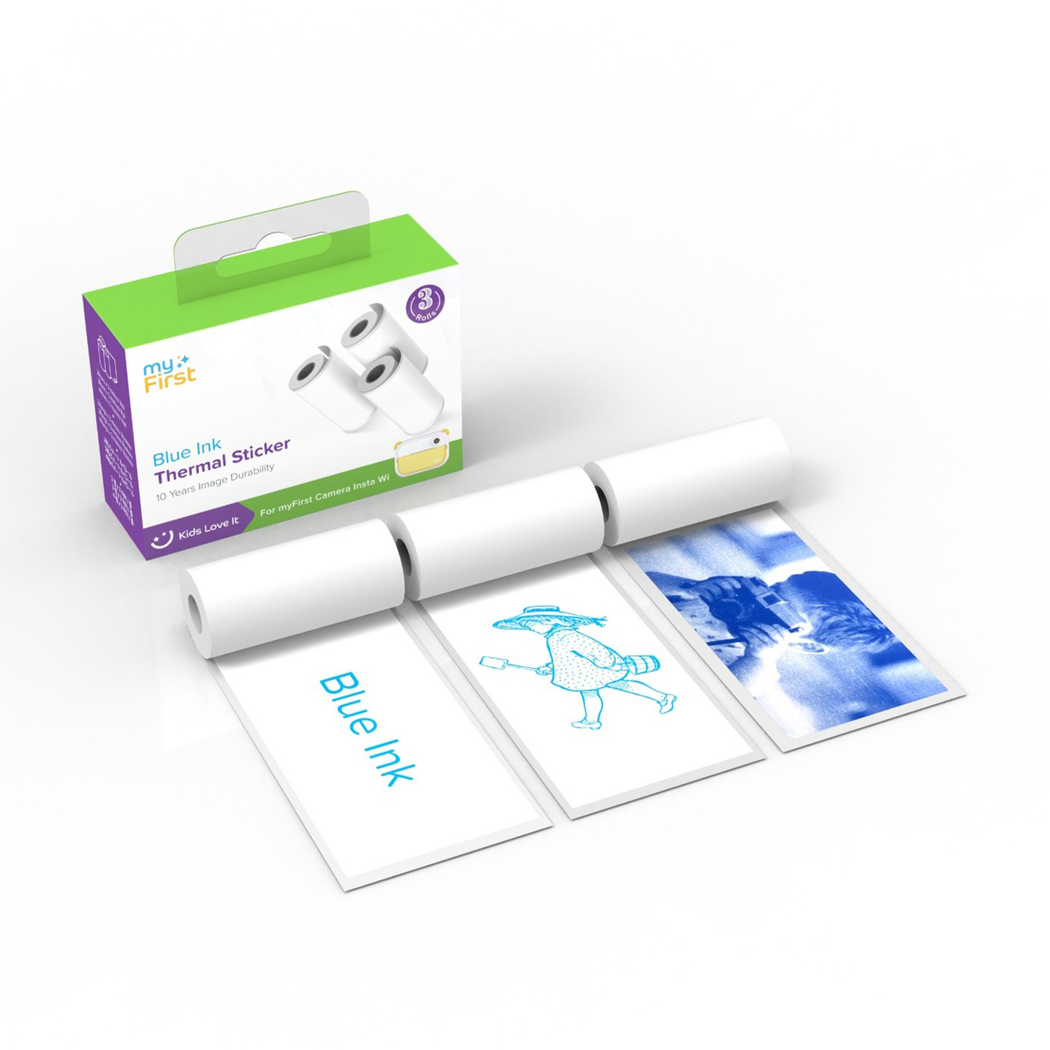 myFirst Carta termica blu