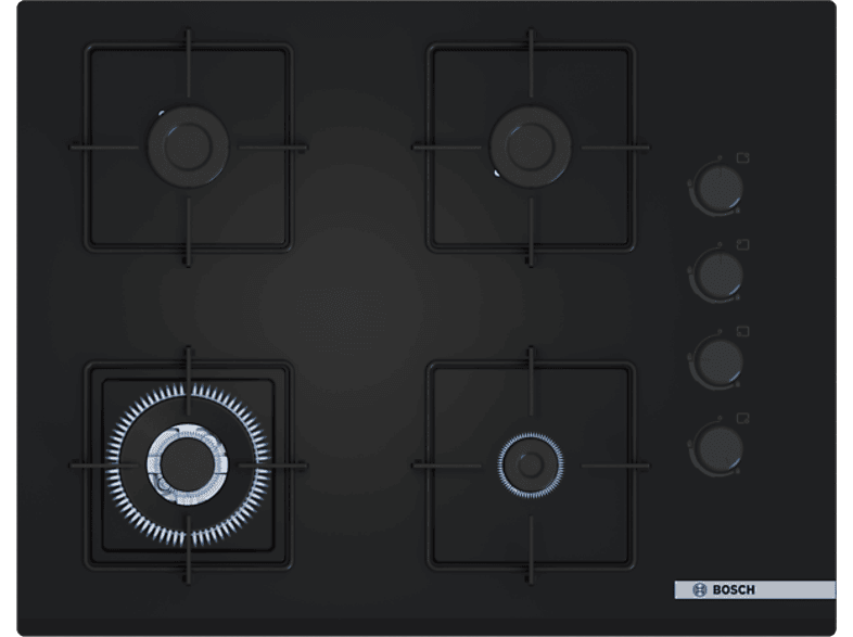 BOSCH POH7C6P30O Gazlı Ankastre Ocak Siyah