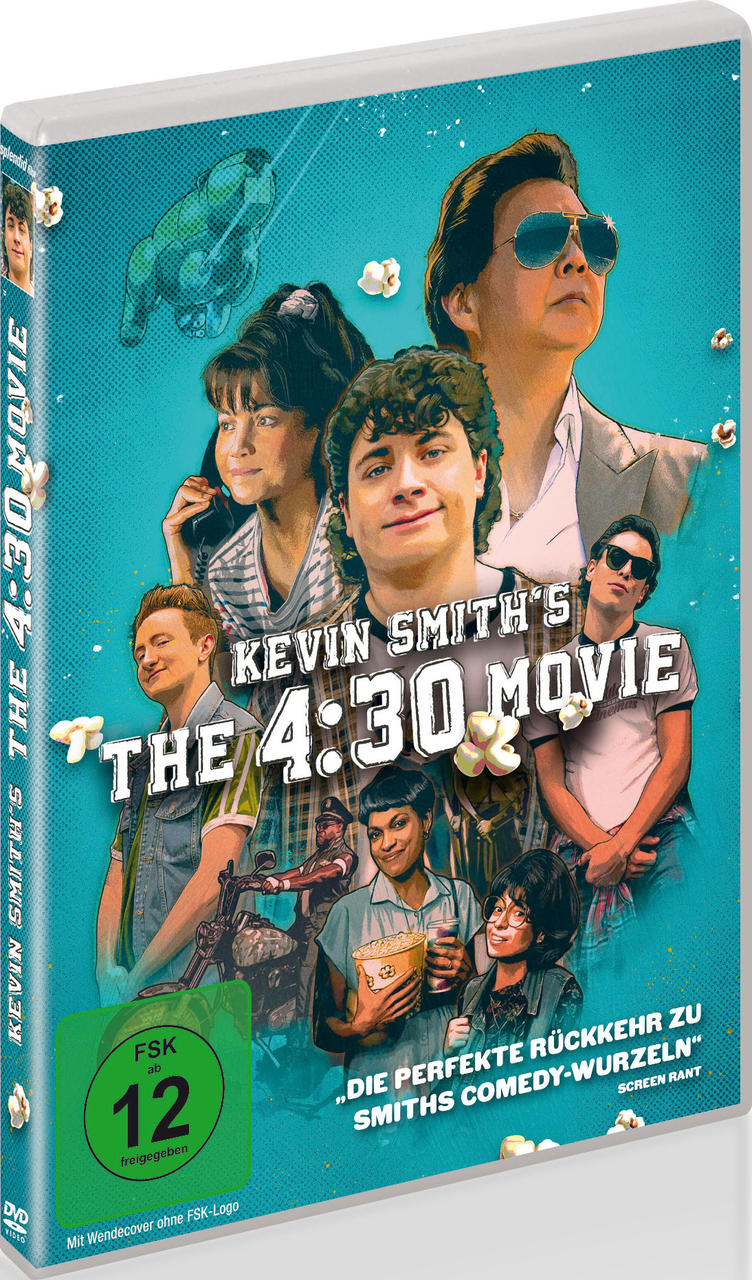 DVD-Cover mit Gesichtern mehrerer Personen. Titel: Kevin Smith's The 4:30 Movie.