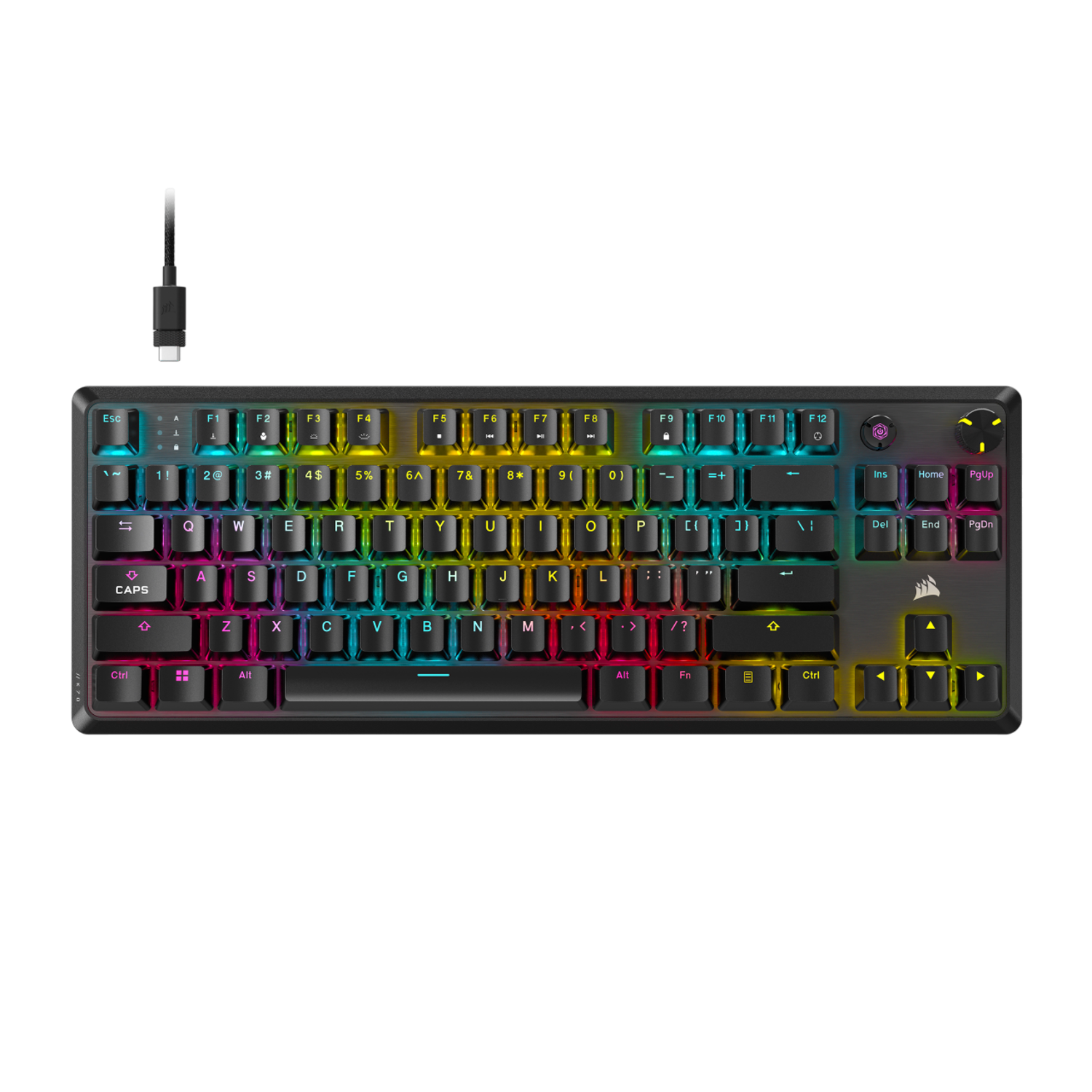 Corsair K70 Core Tkl Rgb Mechanisch Bedraad Gamingtoetsenbord Zwart