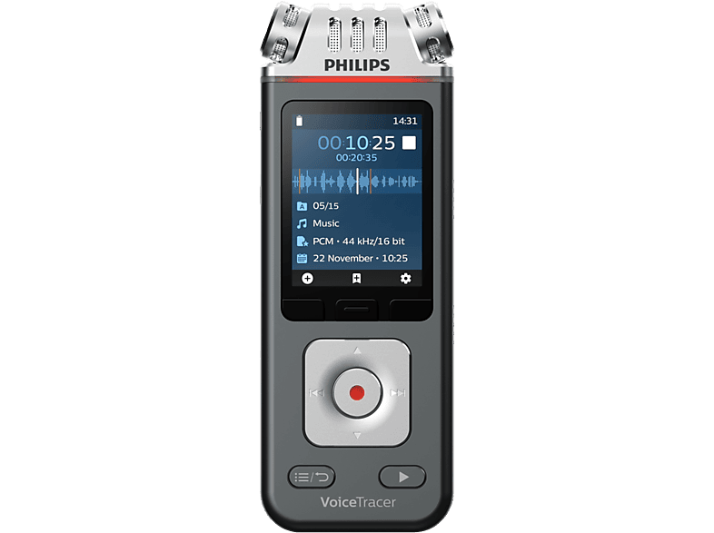 PHILIPS DVT6115 Voice Tracer Audiorecorder; Diktiergerät
