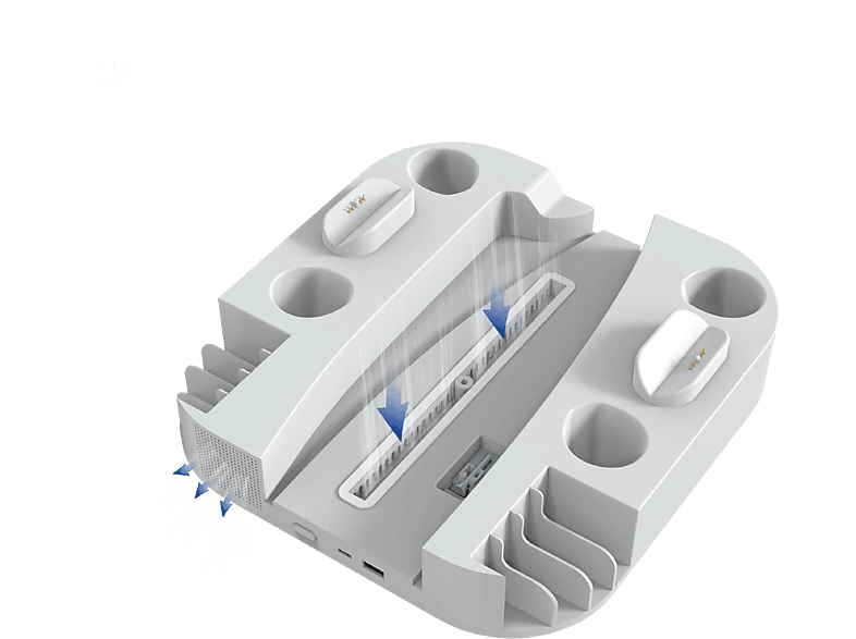 Qware Koelstation met Oplader voor PlayStation 5 Wit