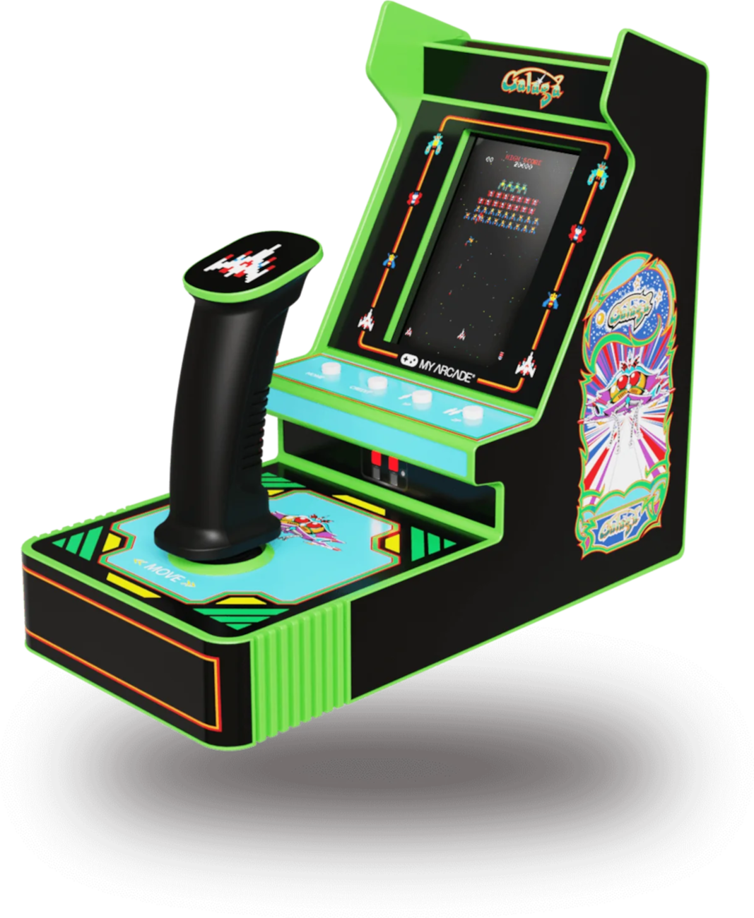 MY ARCADE Galaga 2in1 Joystick Player hordozható játékkonzol