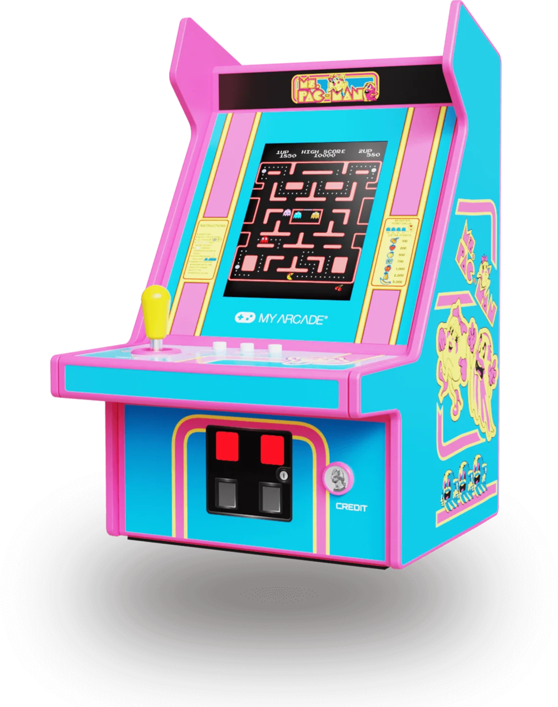 MY ARCADE Ms. Pac-Man Micro Player Pro Retro Arcade hordozható játékkonzol