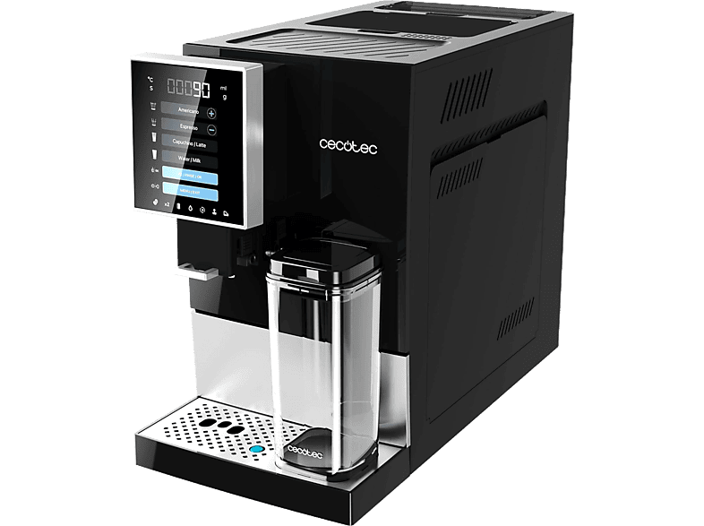 CECOTEC Cremmaet Compactccino Black Silver szuperautomata eszpresszó kávéfőző