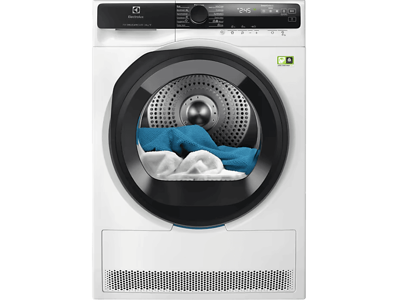 ELECTROLUX EW7D585UCE Hőszivattyús szárítógép, 8kg, A+++-10%, inverter, WIFI, SmartSelect, belső világítás