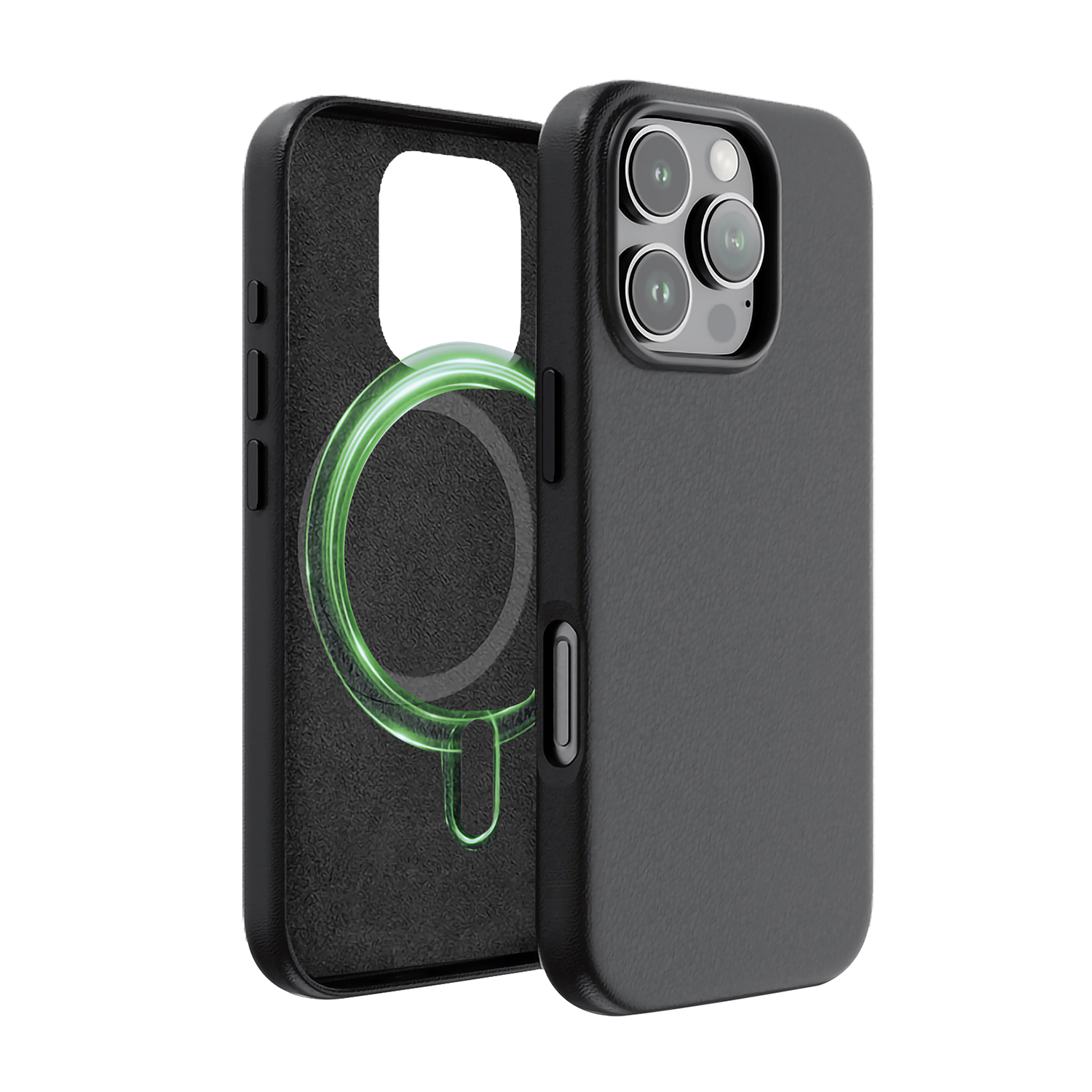 ISY Cover iPhone 16 Pro Cover per Pro, Nero