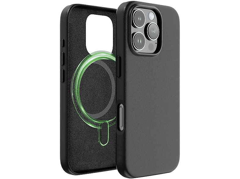 ISY Cover iPhone 16 Pro, Cover per Pro,Nero