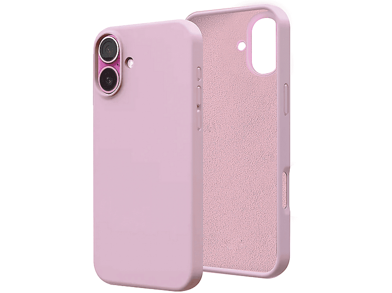 ISY Cover iPhone 16, Cover per 16,Rosa