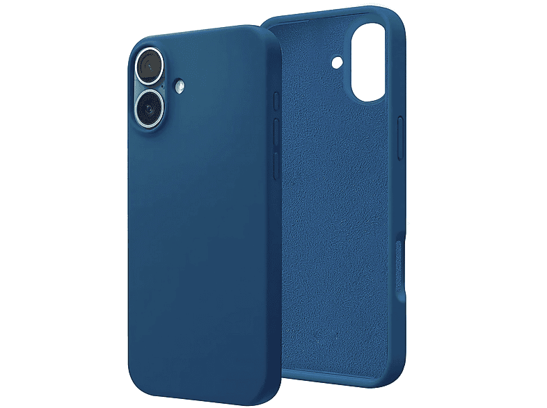 ISY Cover iPhone 16 Plus COVER per Apple Plus, Blu