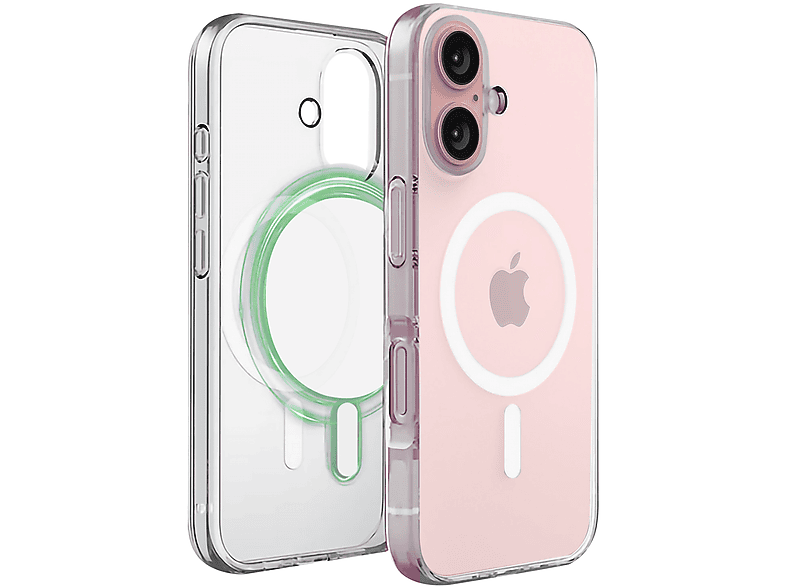 ISY Cover iPhone 16, Cover per 16,Trasparente