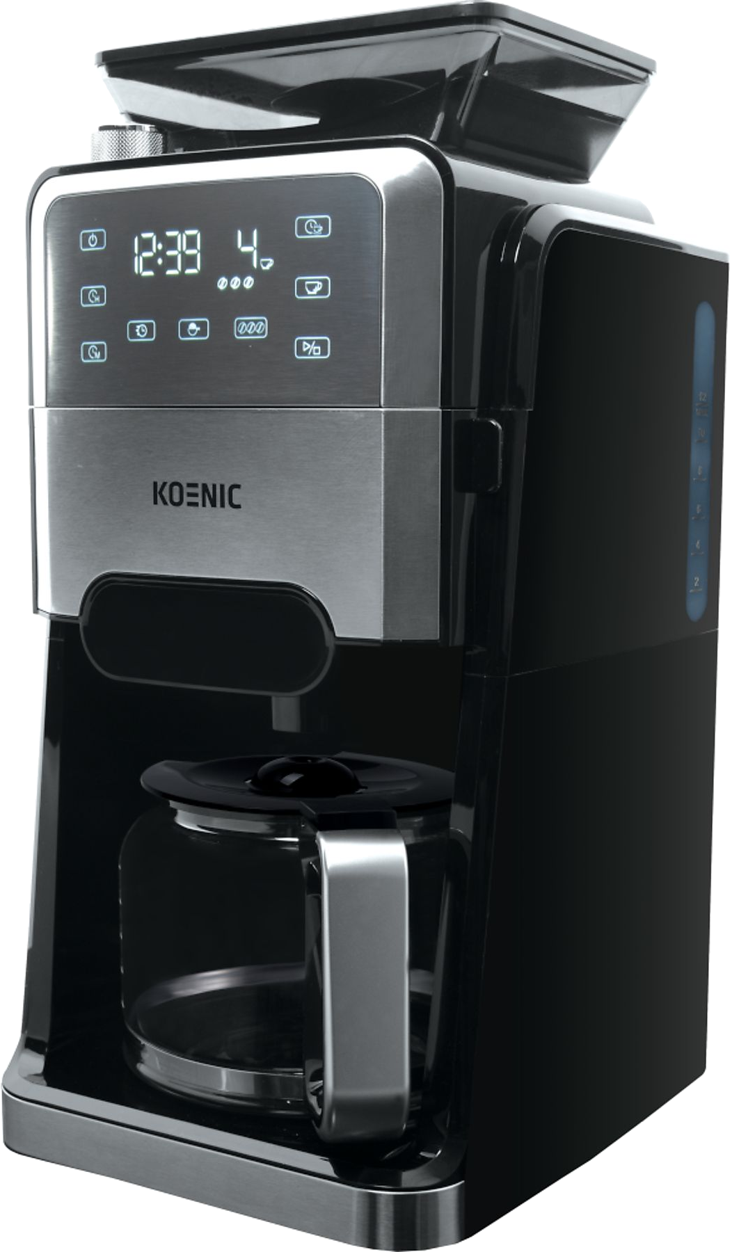 KOENIC KCM 141224 Kávéfőző beépített kávédarálóval