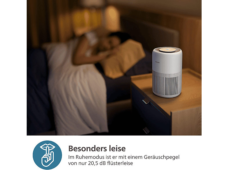 Philips AC0920/10 Pure Protectt Mini 900 Luftreiniger Arktisweiß (21 Watt, Raumgröße: 65 m²) — Foto 4 von 5
