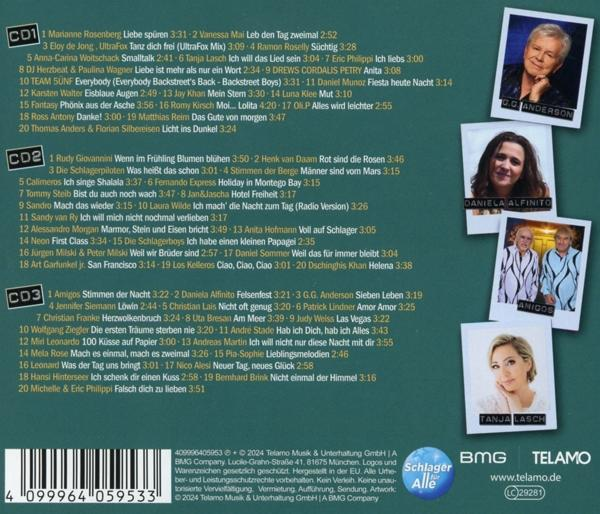 CD-Cover mit verschiedenen Künstlern. Enthält Bilder von Menschen und Text.