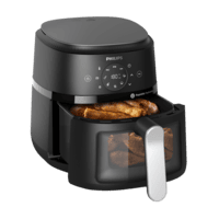 PHILIPS PHILIPS 2000 Series Airfryer Heißluftfritteuse (4,2 l, 1500 Watt, Silber)