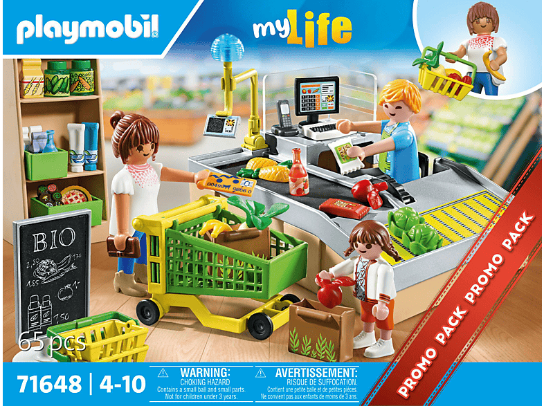 Playmobil 71648 my Life: Bio-Supermarkt (4-10 Jahren); Spielset