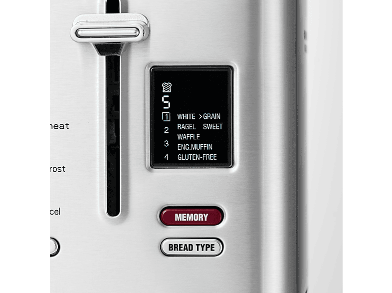 SOLIS Flex Toaster Edelstahl (950 Watt, Schlitze: 2)