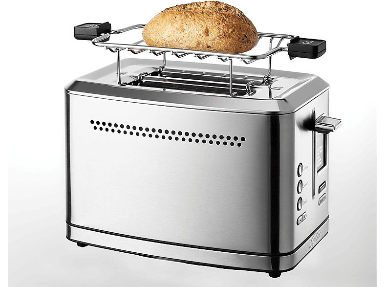 SOLIS Flex Toaster Edelstahl (950 Watt, Schlitze: 2)