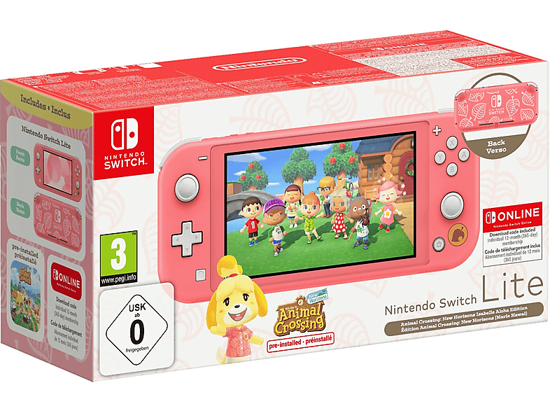 Nintendo Switch Lite Melinda Edition + Animal Crossing: New Horizon Nintendo Online-abonnement Van 12 Maanden (10004131)