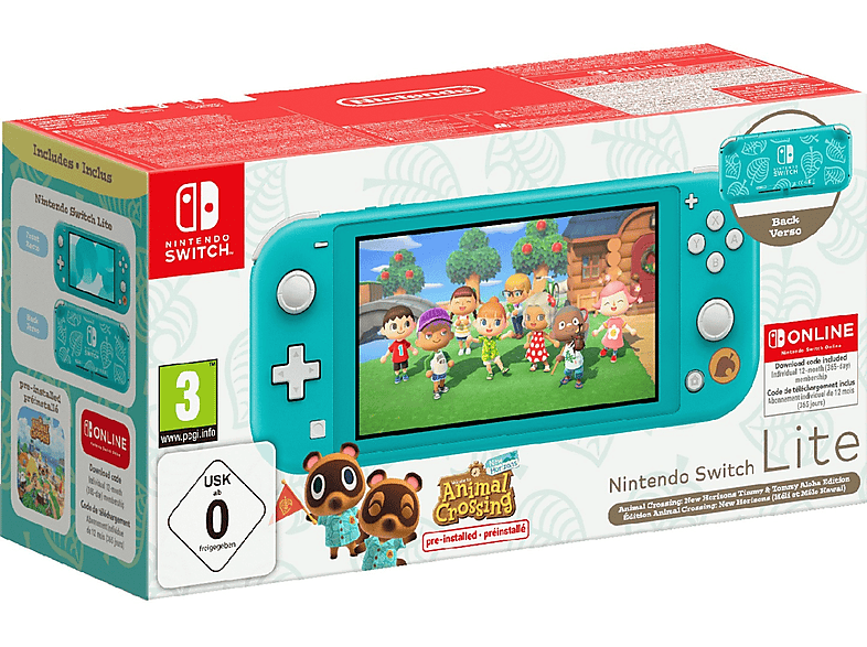 Nintendo Switch Lite Nepp/schlepp Edition + Animal Crossing: New Horizon Nintendo Abonnement Van 12 Maanden (10014333)