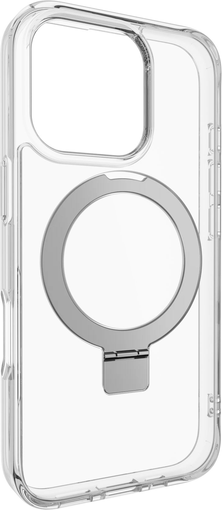 SWITCHEASY MagStand iPhone16 Pro Max ütésálló tok kitámasztóval, MagSafe, átlátszó (SPH67P171TR24)