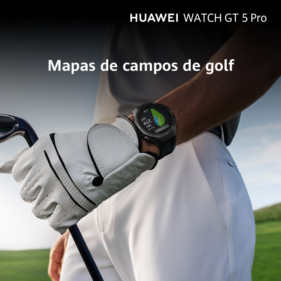 Smartwatch Huawei Watch GT5 Pro 46mm, Llamadas BT, Respuesta con