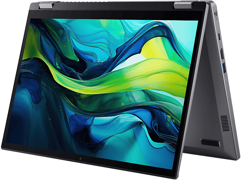 ACER Aspire Spin 14 ASP14-51MTN-705V, Convertible 2 in 1 Laptop, mit Display Touchscreen, Intel® Core™ 7 150U Prozessor (12 MB Cache, bis zu 5.40 GHz), 32 GB RAM, TB SSD, Onboard Graphics, Steel Gray, Windows 11 Home
