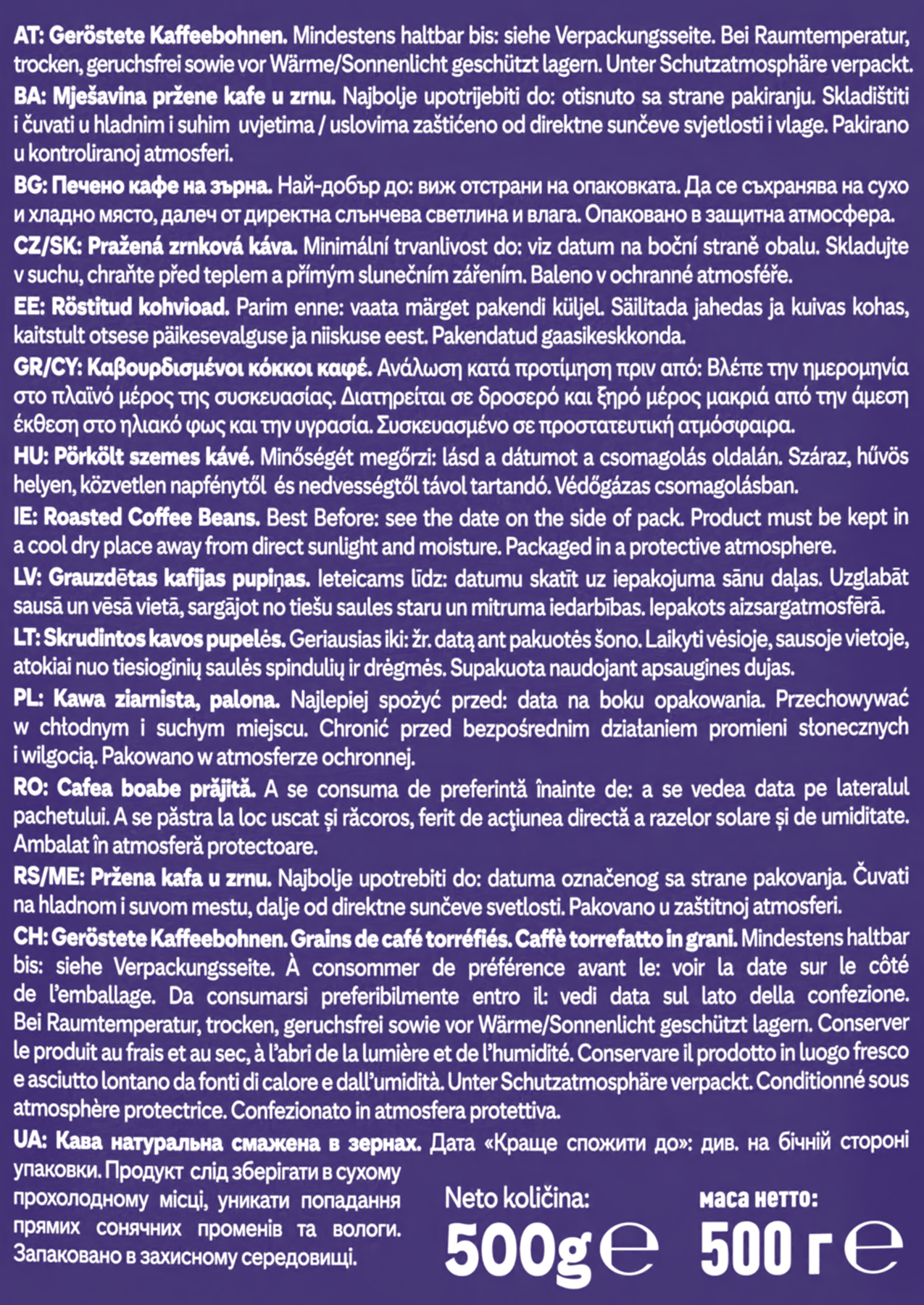 Kawa ziarnista COSTA COFFEE SIGN DARK 500 g