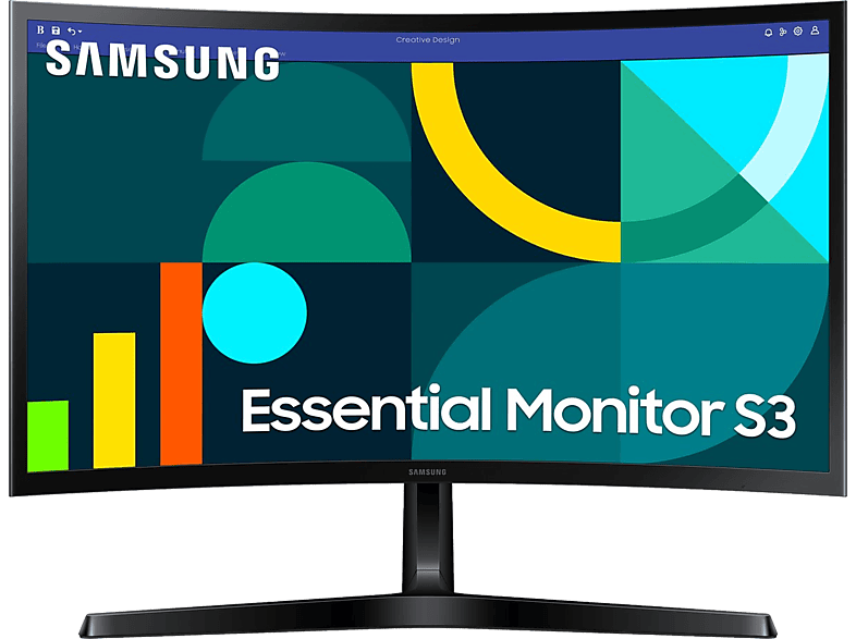 Samsung Monitor S3 Essential - 24 Inch Full Hd Va (vertical Alignment)