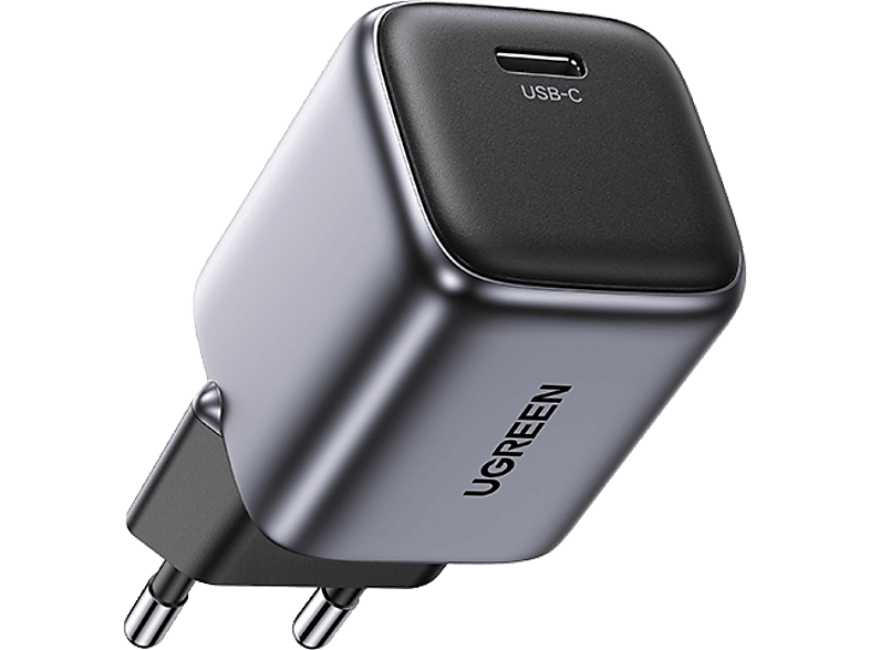 UGREEN Nexode GaN 2 Mini 20W USB-C PD Hızlı Şarj Cihazı 1xUSB-C Uzay Grisi_0