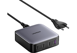 UGREEN Nexode 100W GaN Masaüsü Hızlı Şarj Cihazı QC PD 4 Portlu 3xUSB-C 1xUSB-A Gri