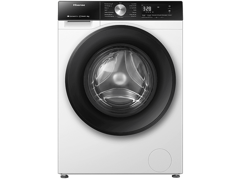 HISENSE WF3S8043BW3 Waschmaschine (8 kg, 1400 U/Min., A)