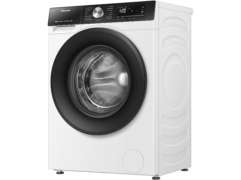 HISENSE WF3S8043BW3 Waschmaschine (8 kg, 1400 U/Min., A)