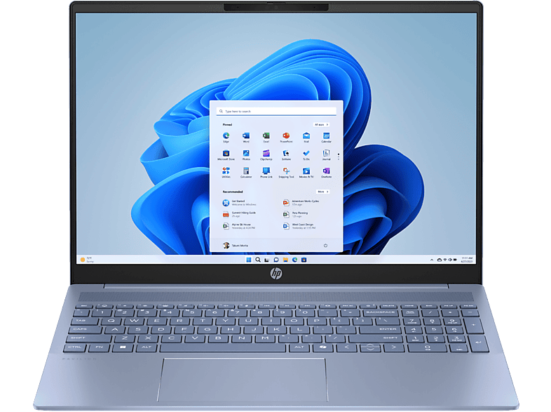 HP Pavilion 16-af0010ns, 16 2K OLED, Intel® Core™ Ultra 5-125U, 16GB RAM, 512GB SSD, Gráficos Intel®, Windows 11 H, Celeste