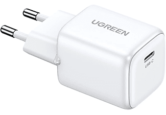 UGREEN Nexode GaN 2 Mini 20W USB-C PD Hızlı Şarj Cihazı 1xUSB-C Beyaz