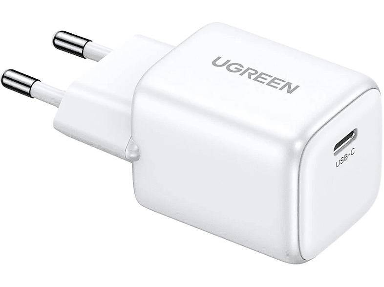 UGREEN Nexode GaN 2 Mini 20W Type-C PD Hızlı Şarj Cihazı 1xUSB-C Beyaz 15324