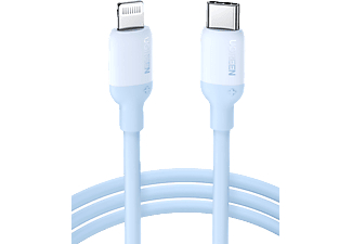 UGREEN Lightning to USB-C 3A PD MFi Sertifikalı Hızlı Şarj Kablosu (1 m) Mavi